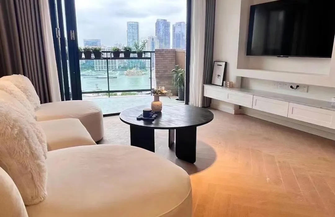 Eastern Hub - Lujiazui Branch 2bedroom With Panoramic River View In Luxurious Commercial Area